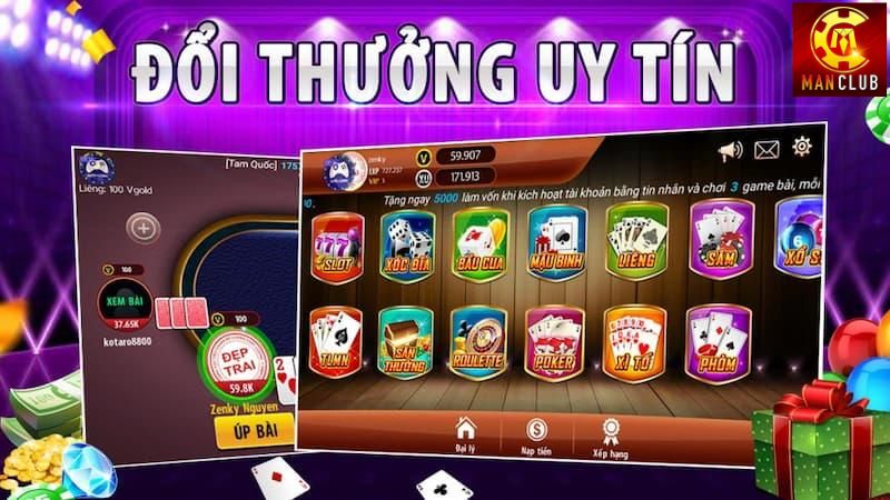 Manclub – Điểm Đến Lý Tưởng Cho Game Thủ Đam Mê Game bài đổi thưởng